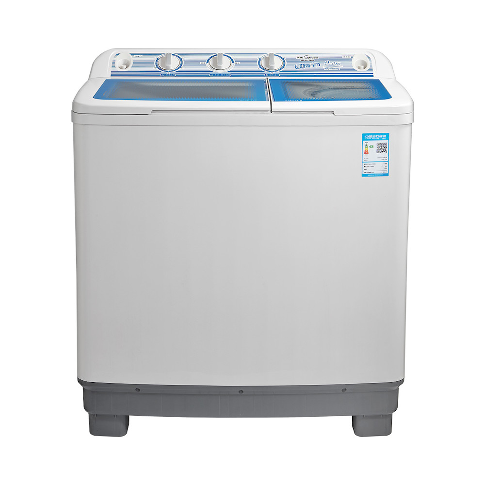 【美的官网】 美的 洗衣机 9kg双桶波轮 大容量 半自动 喷淋漂洗 mp90